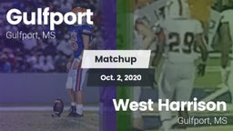 Matchup: Gulfport vs. West Harrison  2020
