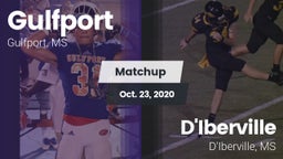 Matchup: Gulfport vs. D'Iberville  2020