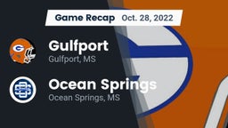 Recap: Gulfport  vs. Ocean Springs  2022