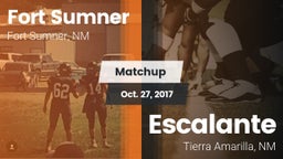 Matchup: Fort Sumner vs. Escalante  2017