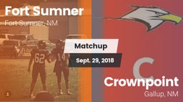 Matchup: Fort Sumner vs. Crownpoint  2018