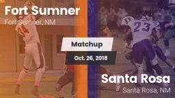 Matchup: Fort Sumner vs. Santa Rosa  2018