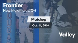 Matchup: Frontier vs. Valley  2016