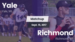 Matchup: Yale vs. Richmond  2017