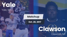Matchup: Yale vs. Clawson  2017