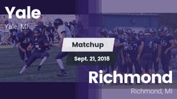 Matchup: Yale vs. Richmond  2018