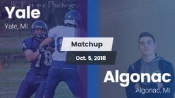 Matchup: Yale vs. Algonac  2018