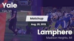 Matchup: Yale vs. Lamphere  2019