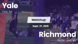 Matchup: Yale vs. Richmond  2019