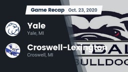 Recap: Yale  vs. Croswell-Lexington  2020