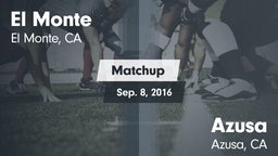 Matchup: El Monte vs. Azusa  2015