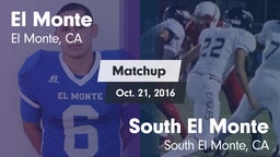 Matchup: El Monte vs. South El Monte  2016