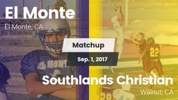 Matchup: El Monte vs. Southlands Christian  2017