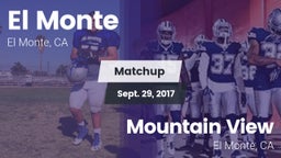 Matchup: El Monte vs. Mountain View  2017