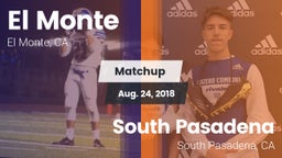 Matchup: El Monte vs. South Pasadena  2018