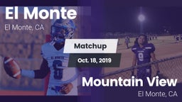 Matchup: El Monte vs. Mountain View  2019