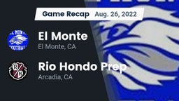 Recap: El Monte  vs. Rio Hondo Prep  2022