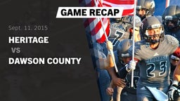 Recap: Heritage  vs. Dawson County 2015