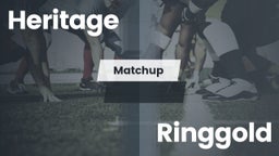 Matchup: Heritage vs. Ringgold  2016