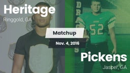 Matchup: Heritage vs. Pickens  2016