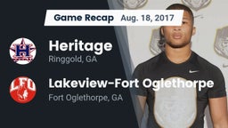 Recap: Heritage  vs. Lakeview-Fort Oglethorpe  2017
