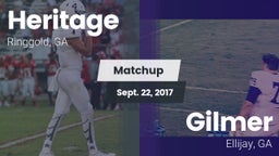 Matchup: Heritage vs. Gilmer  2017