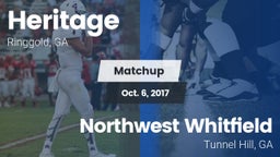 Matchup: Heritage vs. Northwest Whitfield  2017