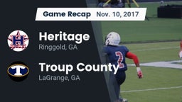 Recap: Heritage  vs. Troup County  2017