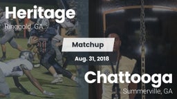 Matchup: Heritage vs. Chattooga  2018