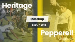 Matchup: Heritage vs. Pepperell  2018