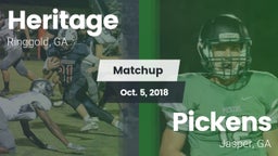 Matchup: Heritage vs. Pickens  2018