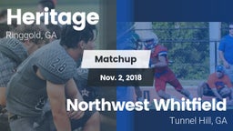 Matchup: Heritage vs. Northwest Whitfield  2018