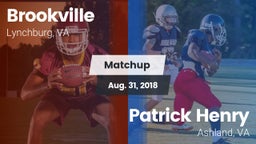 Matchup: Brookville vs. Patrick Henry  2018