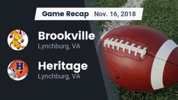 Recap: Brookville  vs. Heritage  2018