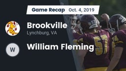 Recap: Brookville  vs. William Fleming 2019