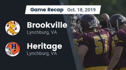 Recap: Brookville  vs. Heritage  2019