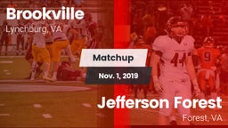 Matchup: Brookville vs. Jefferson Forest  2019