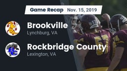 Recap: Brookville  vs. Rockbridge County  2019