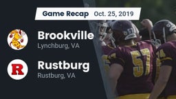 Recap: Brookville  vs. Rustburg  2019