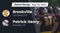 Recap: Brookville  vs. Patrick Henry  2022