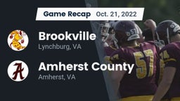 Recap: Brookville  vs. Amherst County  2022