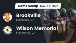 Recap: Brookville  vs. Wilson Memorial  2022