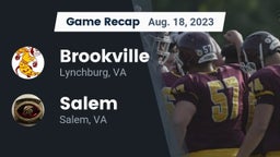 Recap: Brookville  vs. Salem  2023