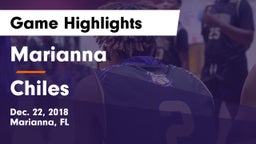 Marianna  vs Chiles  Game Highlights - Dec. 22, 2018