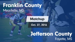 Matchup: Franklin County vs. Jefferson County  2016