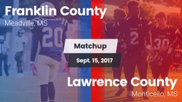 Matchup: Franklin County vs. Lawrence County  2017