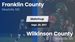 Matchup: Franklin County vs. Wilkinson County  2017