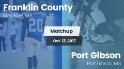 Matchup: Franklin County vs. Port Gibson  2017