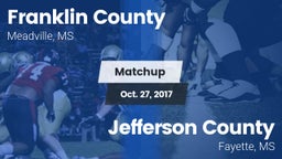 Matchup: Franklin County vs. Jefferson County  2017