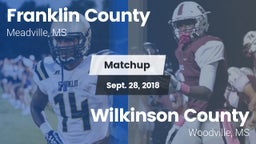 Matchup: Franklin County vs. Wilkinson County  2018